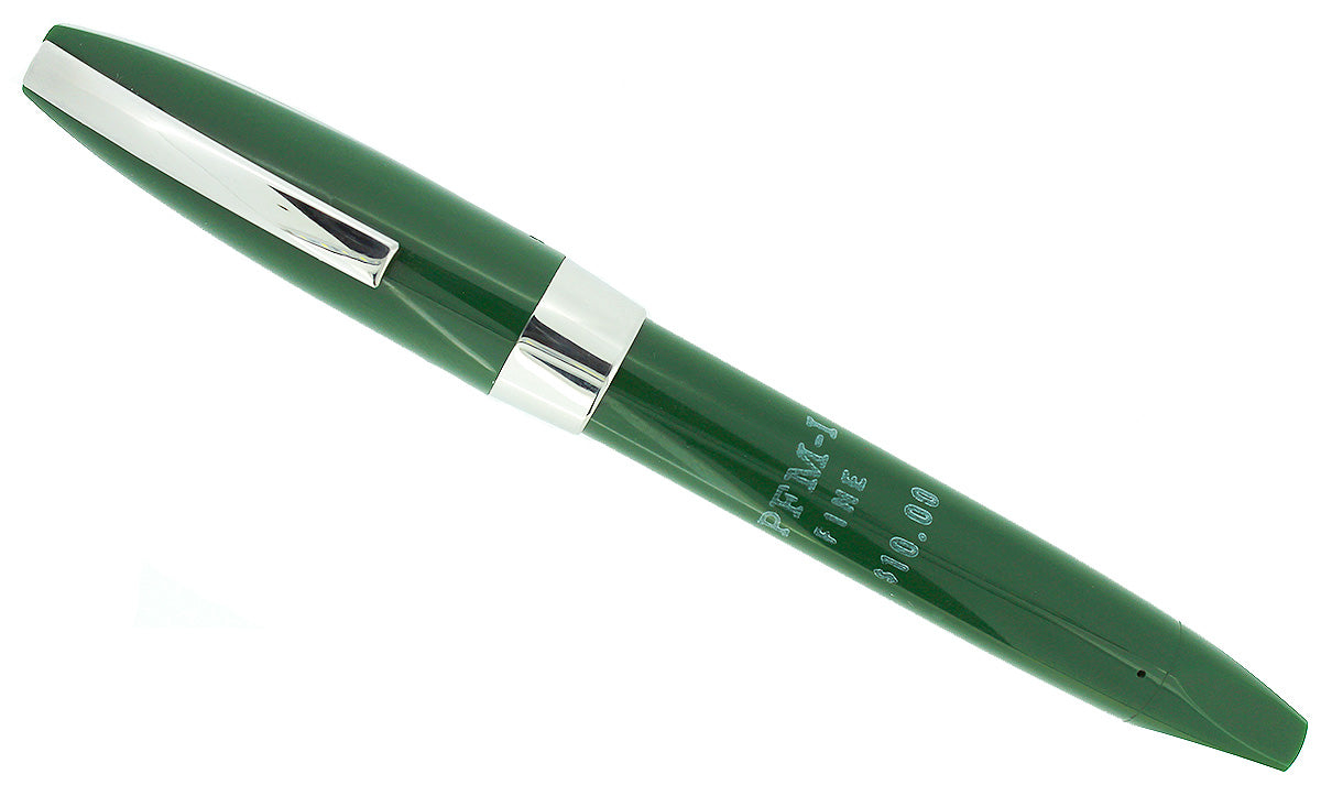 SHEAFFER GREEN PFM I FOUNTAIN PEN & PENCIL SET CHALK MARKED IN ORIGINA