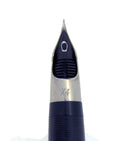 CIRCA 1955 SHEAFFER SNORKEL STATESMAN FOUNTAIN PEN IN PASTEL BLUE AND X4 EXTRA FINE NIB RESTORED OFFERED BY ANTIQUE DIGGER