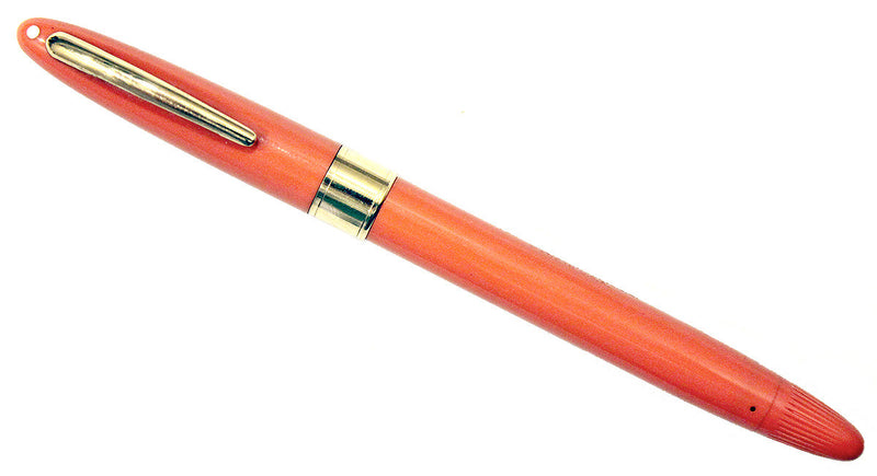 Vintage Sheaffer Snorkel Fountain Pen Mandarin Orange Color