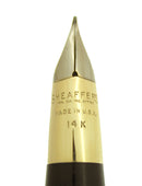 RESTORED CIRCA 1953 SHEAFFER SNORKEL VALIANT PASTEL BLUE FOUNTAIN PEN & PENCIL SET WITH BOX OFFERED BY ANTIQUE DIGGER