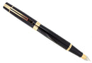 SHEAFFER 300 BLACK W/GOLD TRIM FINE NIB FOUNTAIN PEN MINT NEVER INKED IN BOX OFFERED BY ANTIQUE DIGGER