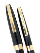 C1964 SHEAFFER 800 BLACK FOUNTAIN PEN & PENCIL SET CHALKED MINT NEVER INKED OFFERED BY ANTIQUE DIGGER