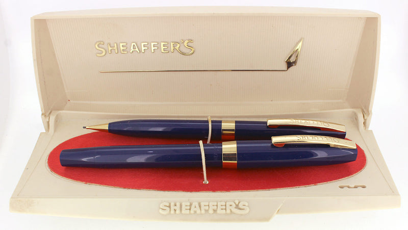 C1964 NEW OLD STOCK SHEAFFER 800 DOLPHIN NIB FOUNTAIN PEN AND PENCIL SET MINT OFFERED BY ANTIQUE DIGGER