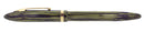 C1936 SHEAFFER LONG SLENDER BALANCE MARINE GREEN STRIATED FOUNTAIN PEN NEAR MINT RESTORED OFFERED BY ANTIQUE DIGGER