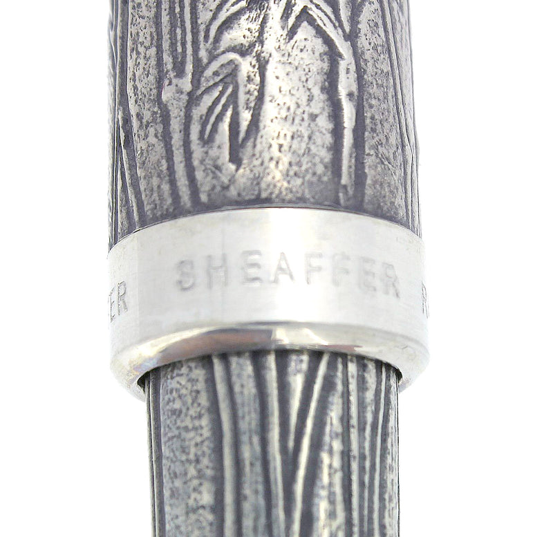 SHEAFFER BAMBOO ASIA SERIES FOUNTAIN PEN NEW IN BOX 18K BROAD NIB MINT CONDITION