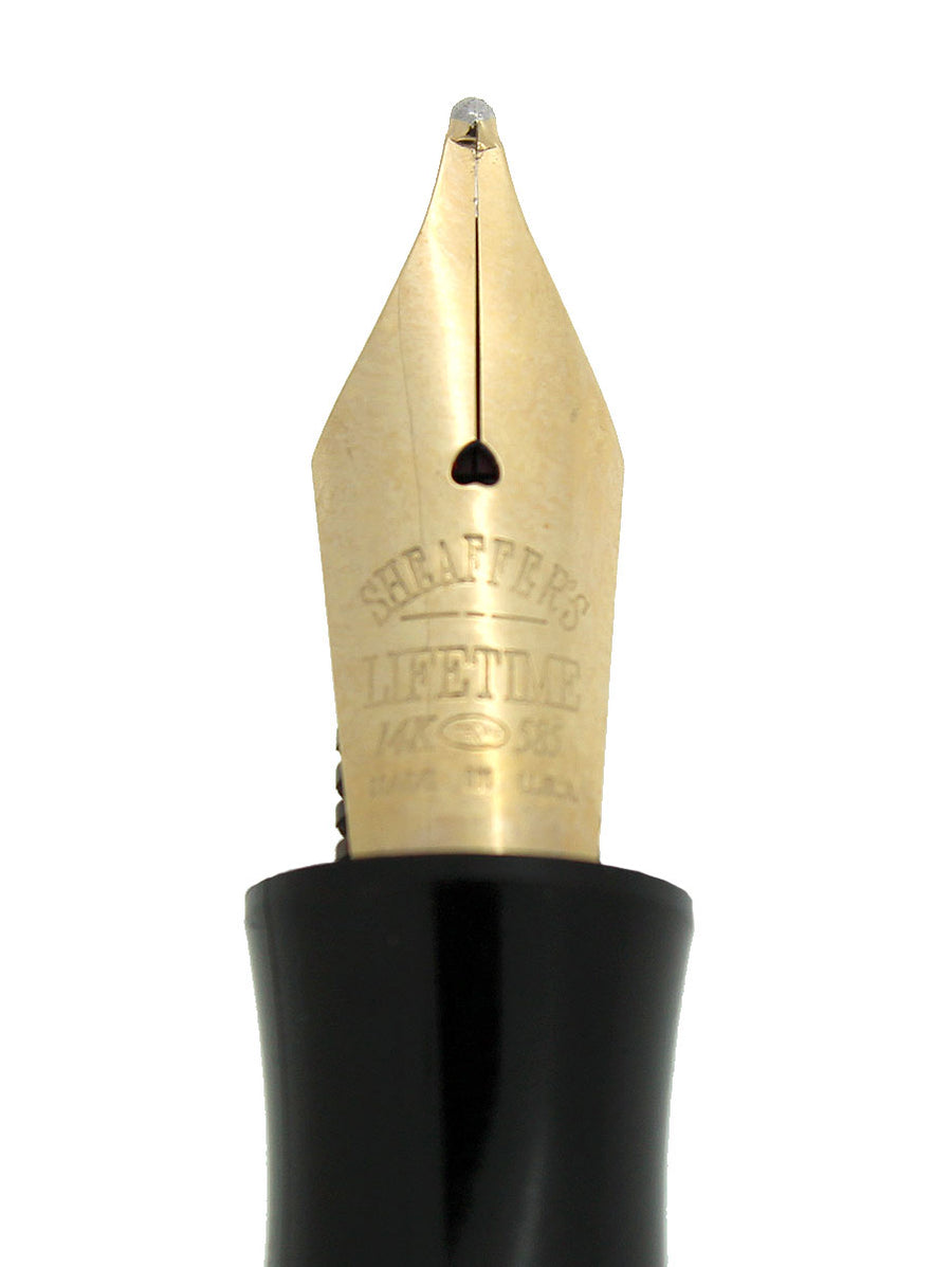 SHEAFFER HUNTER GREEN BALANCE II FOUNTAIN PEN MINT IN BOX NOS 14K