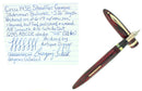 CIRCA 1938 SHEAFFER STANDARD SIZE CARMINE RED BALANCE FOUNTAIN PEN RESTORED OFFERED BY ANTIQUE DIGGER