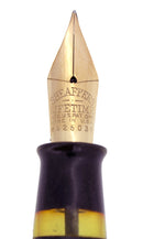 CIRCA 1935 SHEAFFER OVERSIZE BLACK PEARL BALANCE FOUNTAIN PEN F-BBB FLEX NIB RESTORED OFFERED BY ANTIQUE DIGGER