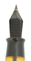 CIRCA 1935 SHEAFFER OVERSIZE BLACK PEARL BALANCE FOUNTAIN PEN F-BBB FLEX NIB RESTORED OFFERED BY ANTIQUE DIGGER