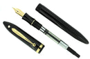 SHEAFFER BLACK BALANCE II WHITE DOT JET MEDIUM 14K NIB FOUNTAIN PEN OFFERED BY ANTIQUE DIGGER