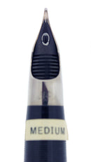 C1952 SHEAFFER CLIPPER BURGUNDY SNORKEL M NIB FOUNTAIN PEN NEW OLD STOCK MINT OFFERED BY ANTIQUE DIGGER