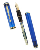 SHEAFFER CONNAISSUER MEDITERRANEAN BLUE FOUNTAIN PEN NEVER INKED