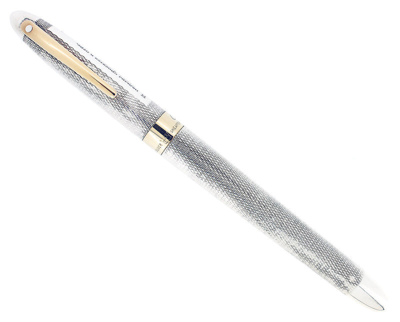 RARE SHEAFFER CP2 CREST PROTOTYPE VERSION STERLING SILVER FOUNTAIN PEN MINT OFFERED BY ANTIQUE DIGGER