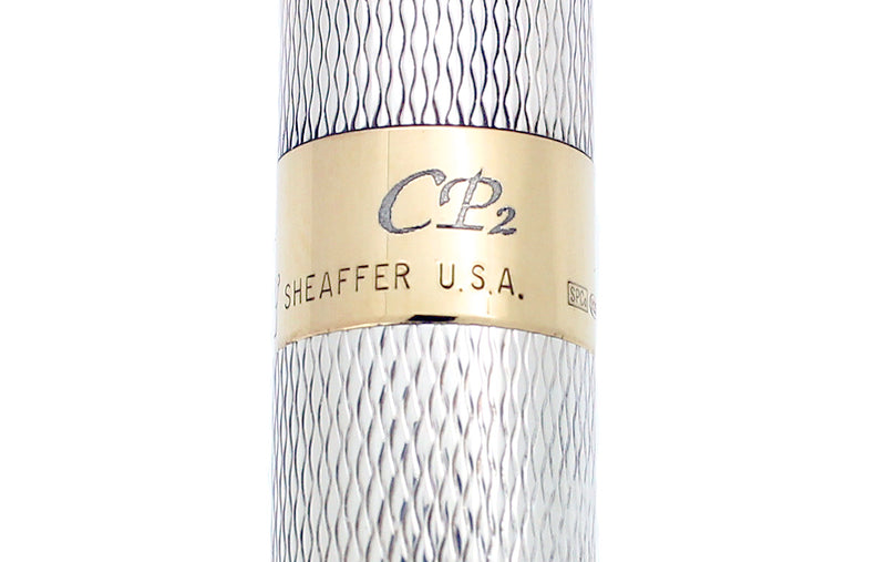 SHEAFFER CREST CP2 LIMITED EDITION 463/500 STERLING SILVER FOUNTAIN PEN MINT NOS OFFERED BY ANTIQUE DIGGER