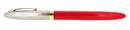 CIRCA 1953 SHEAFFER CLIPPER FIESTA RED SNORKEL F NIB FOUNTAIN PEN RESTORED OFFERED BY ANTIQUE DIGGER