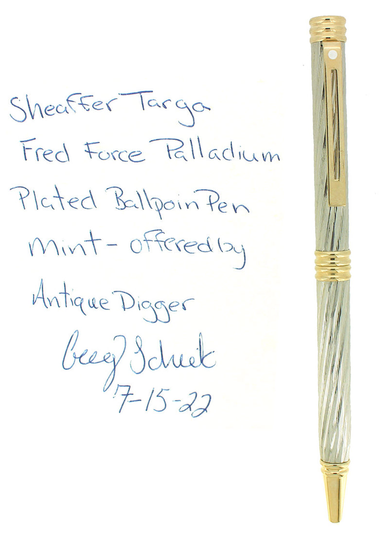 CIRCA 1996 SHEAFFER FRED FORCE 10 MODEL 1090 BALLPOINT PEN MINT OFFERED BY ANTIQUE DIGGER