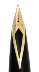 CIRCA 1970-71 SHEAFFER STERLING SILVER IMPERIAL TOUCHDOWN FILLER FOUNTAIN PEN DIAMOND GRID DESIGN RESTORED OFFERED BY ANTIQUE DIGGER