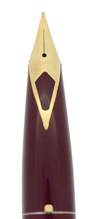 SHEAFFER 550 IMPERIAL BURGUNDY FOUNTAIN PEN NEVER INKED IN ORIGINAL BOX OFFERED BY ANTIQUE DIGGER