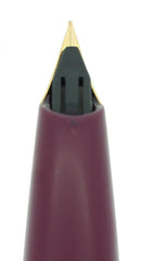 EARLY 1970S SHEAFFER BURGUNDY IMPERIAL 556 FINE NIB FOUNTAIN PEN RESTORED OFFERED BY ANTIQUE DIGGER