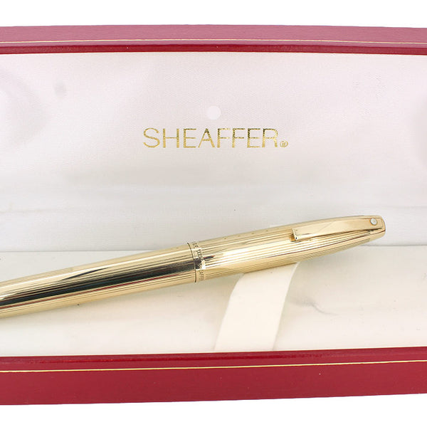 SHEAFFER IMPERIAL 777 万年筆 ゴールド　14K SHEAFFER IMPERIAL MODEL 777 12K GOLD FILLED OVERLAY FOUNTAIN PEN STICK