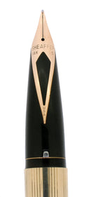 SHEAFFER IMPERIAL MODEL 777 12K GOLD FILLED OVERLAY FOUNTAIN PEN STICKERED OFFERED BY ANTIQUE DIGGER