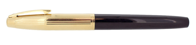 SHEAFFER IMPERIAL MODEL 790 GOLD FLUTED CAP FOUNTAIN PEN BROAD NIB NEVER INKED OFFERED BY ANTIQUE DIGGER