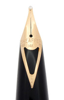 SHEAFFER IMPERIAL MODEL 790 GOLD FLUTED CAP FOUNTAIN PEN BROAD NIB NEVER INKED OFFERED BY ANTIQUE DIGGER