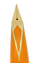 SHEAFFER IMPERIAL MODEL 2664 CADMIUM YELLOW FOUNTAIN PEN NEVER INKED IN ORIGINAL BOX