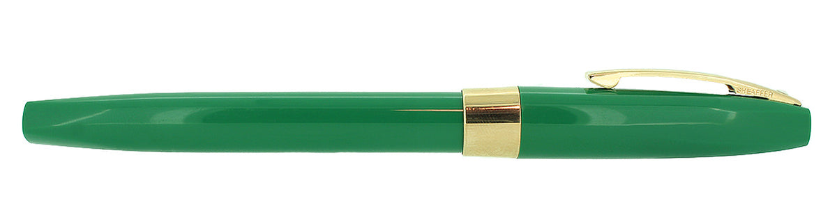 C1996 SHEAFFER IMPERIAL MODEL 2663 EMERALD GREEN FOUNTAIN PEN NEVER IN
