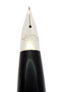 C1962 SHEAFFER BLACK IMPERIAL II FOUNTAIN PEN TOUCHDOWN FILLER NEVER INKED & CHALK MARKED OFFERED BY ANTIQUE DIGGER