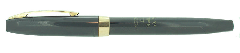C1962 SHEAFFER GRAY IMPERIAL III FOUNTAIN PEN TOUCHDOWN FILLER CHALK MARKED NEVER INKED OFFERED BY ANTIQUE DIGGER