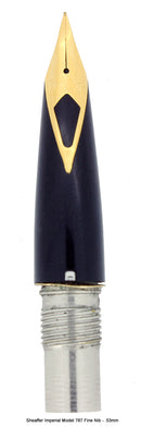 C1988 SHEAFFER IMPERIAL MODEL 787 FOUNTAIN PEN INLAID NIB - FINE (.53MM) OFFERED BY ANTIQUE DIGGER