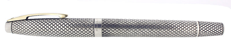 CIRCA 1970 SHEAFFER STERLING SILVER IMPERIAL TOUCHDOWN FOUNTAIN PEN RESTORED OFFERED BY ANTIQUE DIGGER