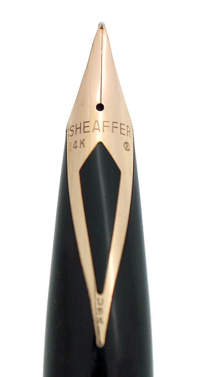 CIRCA 1970 SHEAFFER STERLING SILVER IMPERIAL TOUCHDOWN FOUNTAIN PEN RESTORED OFFERED BY ANTIQUE DIGGER