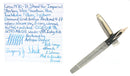 CIRCA 1970 SHEAFFER STERLING SILVER IMPERIAL TOUCHDOWN FOUNTAIN PEN RESTORED OFFERED BY ANTIQUE DIGGER