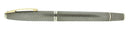 CIRCA 1970 SHEAFFER STERLING SILVER IMPERIAL TOUCHDOWN FOUNTAIN PEN DIAMOND DESIGN RESTORED OFFERED BY ANTIQUE DIGGER