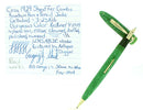CIRCA 1930 SHEAFFER BALANCE JADE CELLULOID FOUNTAIN PEN PENCIL COMBO SCARCE OFFERED BY ANTIQUE DIGGER