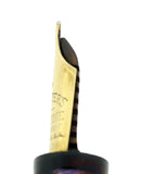 C1929 SHEAFFER WHITE DOT SENIOR FLAT TOP JET BLACK FOUNTAIN PEN RESTORED OFFERED BY ANTIQUE DIGGER