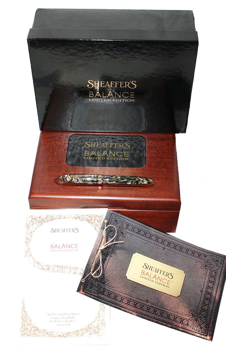 SHEAFFER BALANCE II LIMITED EDITION FOUNTAIN PEN MED NIB NEW IN BOX NEVER INKED