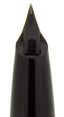 SHEAFFER LEGACY BLACK & GOLD FOUNTAIN PEN NEW OLD STOCK 18K MEDIUM NIB OFFERED BY ANTIQUE DIGGER