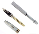 SHEAFFER LEGACY HERITAGE EMPEROR'S SILVER FOUNTAIN PEN 18K NIB NEVER INKED OFFERED BY ANTIQUE DIGGER