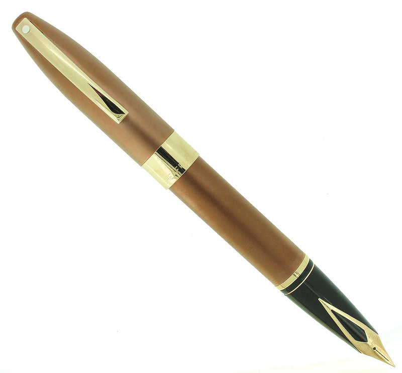 SHEAFFER LEGACY 2 SPECIAL EDITION JIM GASTON SANDBLASTED COPPER FOUNTAIN PEN NOS OFFERED BY ANTIQUE DIGGER
