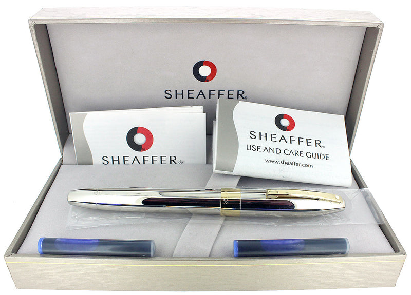 C1999 SHEAFFER LEGACY 2 PALLADIUM GT 18K MED NIB FOUNTAIN PEN NEVER INKED OFFERED BY ANTIQUE DIGGER