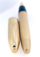 SHEAFFER LEGACY 2 KING'S GOLD DIAMOND PATTERN W/ 23K GOLD TRIM ROLLERBALL PEN UNUSED OFFERED BY ANTIQUE DIGGER