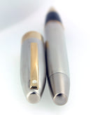 SHEAFFER LEGACY 2 SANDBLASTED PLATINUM W/ 23K GOLD TRIM ROLLERBALL PEN NOS UNUSED OFFERED BY ANTIQUE DIGGER