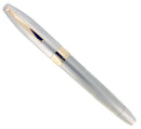 SHEAFFER LEGACY 2 SANDBLASTED PLATINUM FOUNTAIN PEN 18K MED NIB NEVER INKED NOS OFFERED BY ANTIQUE DIGGER