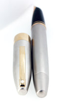 SHEAFFER LEGACY 2 SANDBLASTED PLATINUM FOUNTAIN PEN 18K MED NIB NEVER INKED NOS OFFERED BY ANTIQUE DIGGER