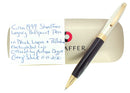 CIRCA 1999 SHEAFFER LEGACY BLACK LAQUE & PALLADIUM CAP BALLPOINT PEN OFFERED BY ANTIQUE DIGGER