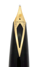 SHEAFFER LEGACY BLACK LAQUE FOUNTAIN PEN 18K SIGNATURE STUB NIB NEVER INKED NOS OFFERED BY ANTIQUE DIGGER