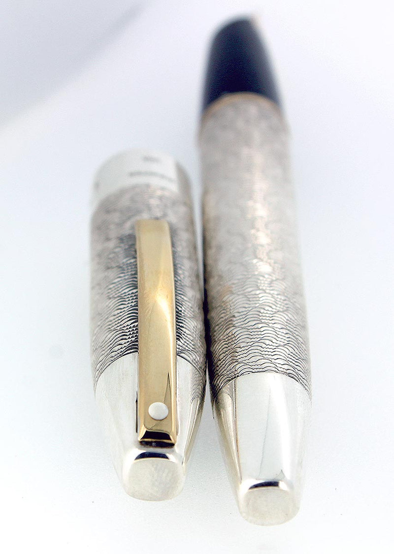SHEAFFER LEGACY CP4 RICHMOND LIMITED EDITION STERLING SILVER FOUNTAIN PEN MINT OFFERED BY ANTIQUE DIGGER